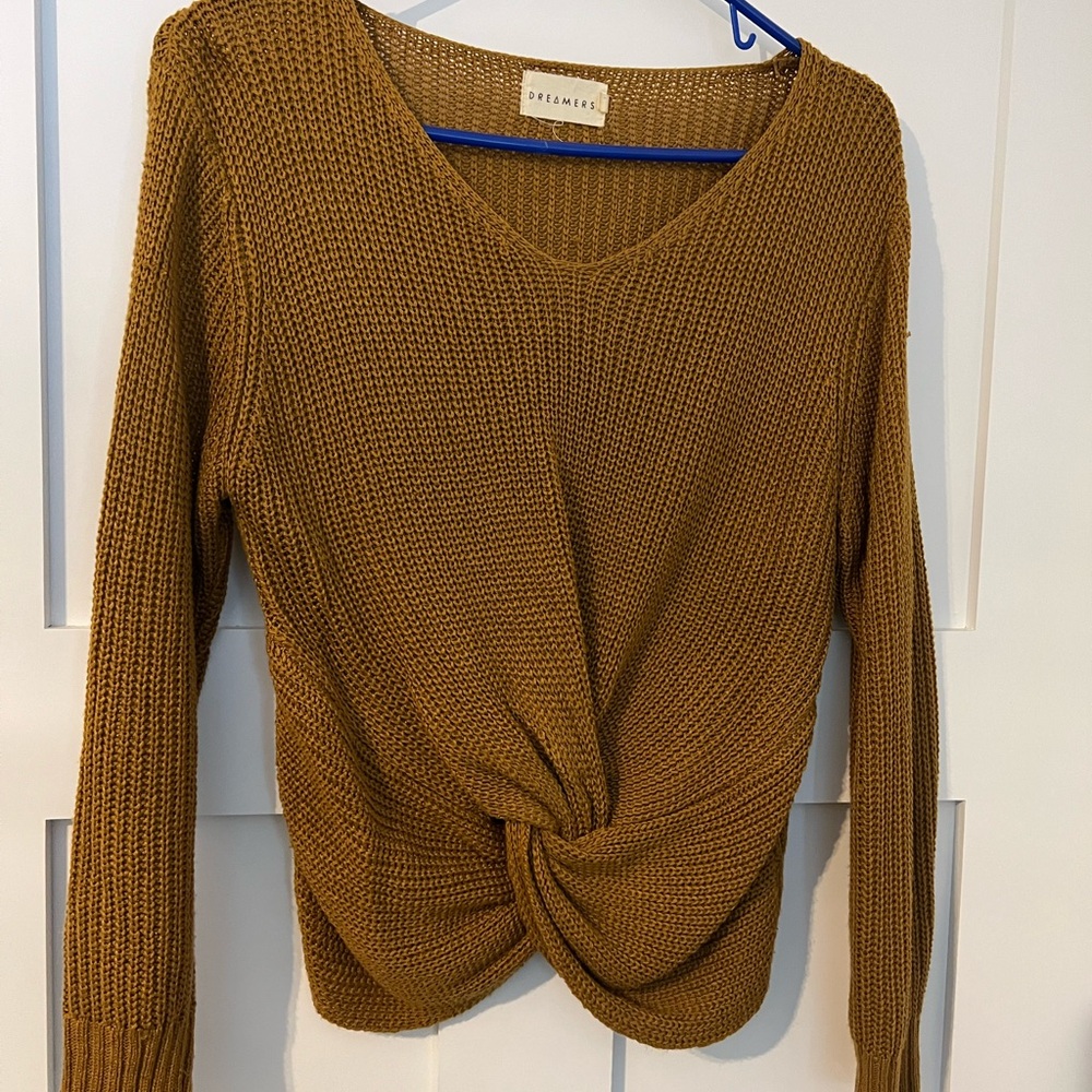 Dreamers Women's Mustard Sweater